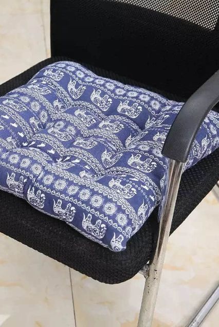 black color office chair seat cushions