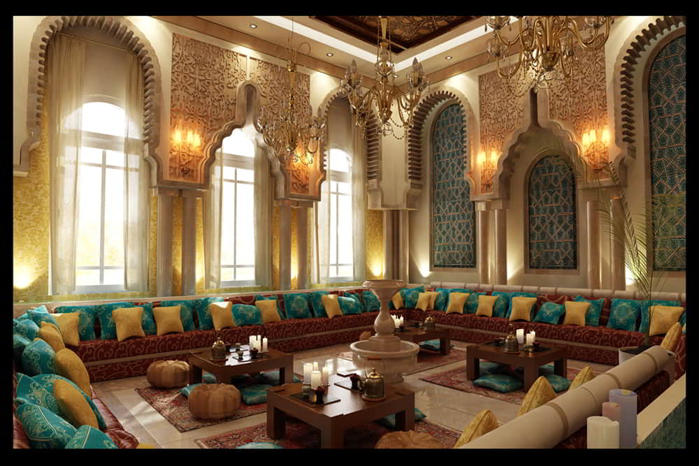 Design and Décor Details When Creating Multifunctional Arabic Majlis Seating
